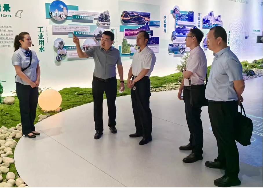 中國-中亞機制秘書(shū)處執行主任吳穎欽一行到凈水處理公司考察調研